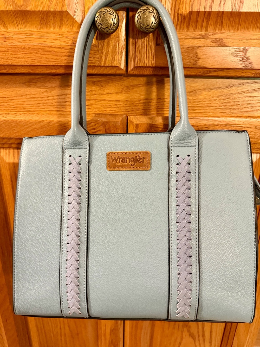 Wrangler Pale Blue Women's 3-Piece set with Braided Trim